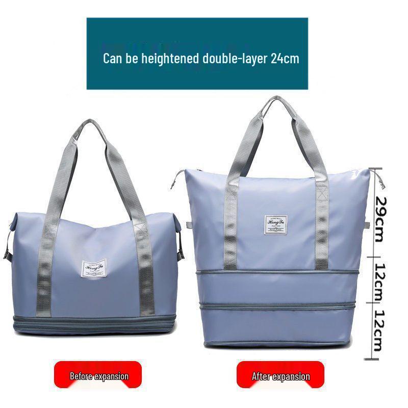 Dreilagige Duffle-Tasche für Wehen und Geburt mit Rädern - Handliche Reisetasche mit großem Fassungsvermögen für Frauen