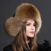 New hats Fox women Russian women Shanka pilot tripper snow hat