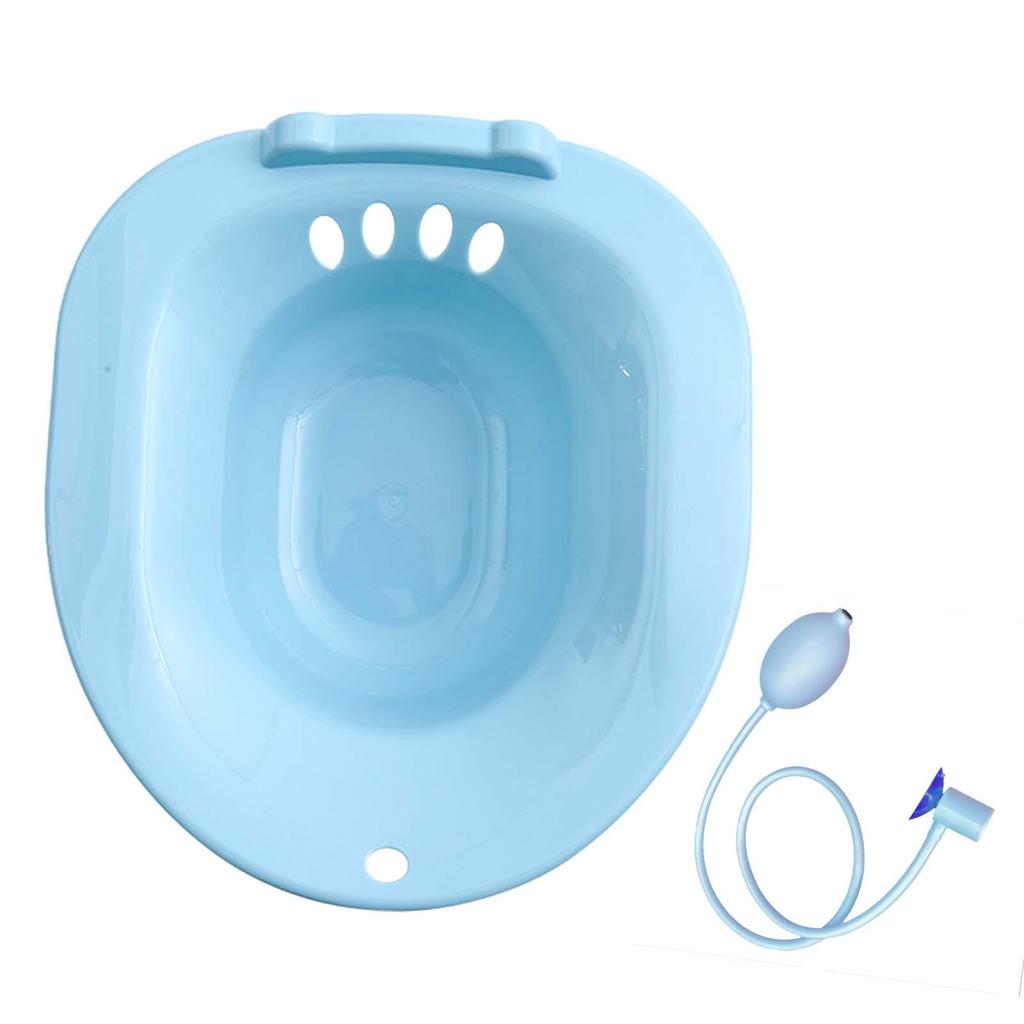 Women Elderly Toilet Seat Sitz Bath Basin Bidet Hip Bath Sturdy Comfortable