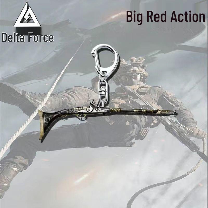 Delta Force Peripherals Acrylic Big Red High Turnaround Keychain Pendant Gift for Friends