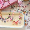 Summer Cute Beaded Animal Necklace - Colorful Cartoon Clavicle Chain for Girls