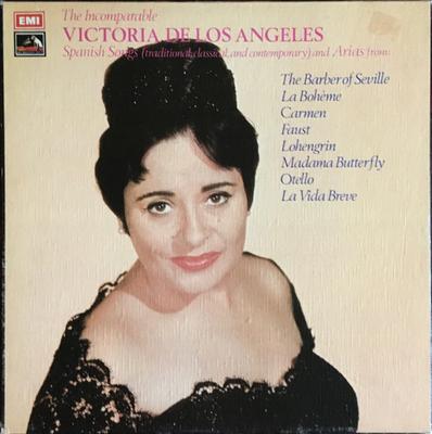 LP Record VICTORIA DE LOS ANGELES - The Incomparable Victoria De Los An SLS5012 His Master's Vo UK Classical Used