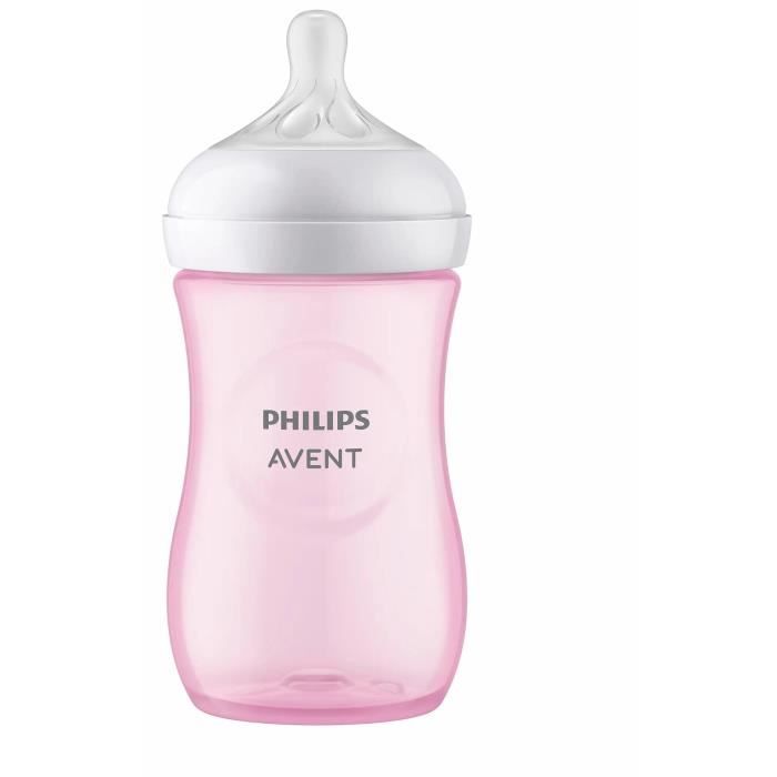 Biberon Natural 3.0 PHILIPS AVENT SCY903/11 - 260 Ml - Rose