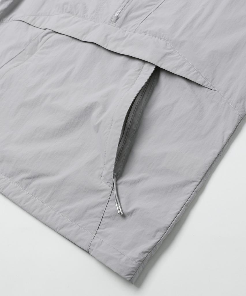 Ucla Unisex Lightweight Short Sleeve High-Neck Anorak [Lt-Grey] (Ua3Uj98_34)