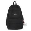 Schoolbag Korean version of high value large capacity casual solid color simple versatile junior high school student backpack