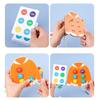 1 Bag Children Early Education Clothes Threading Button Game Life Skill Teaching Aids Sewing Button Training Kid Board Toy Diy
