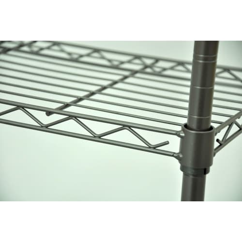 AITECH NS-7535BR Brown Metal Rack, 75x35x61.8cm, 19mm Diameter Steel Rack Set