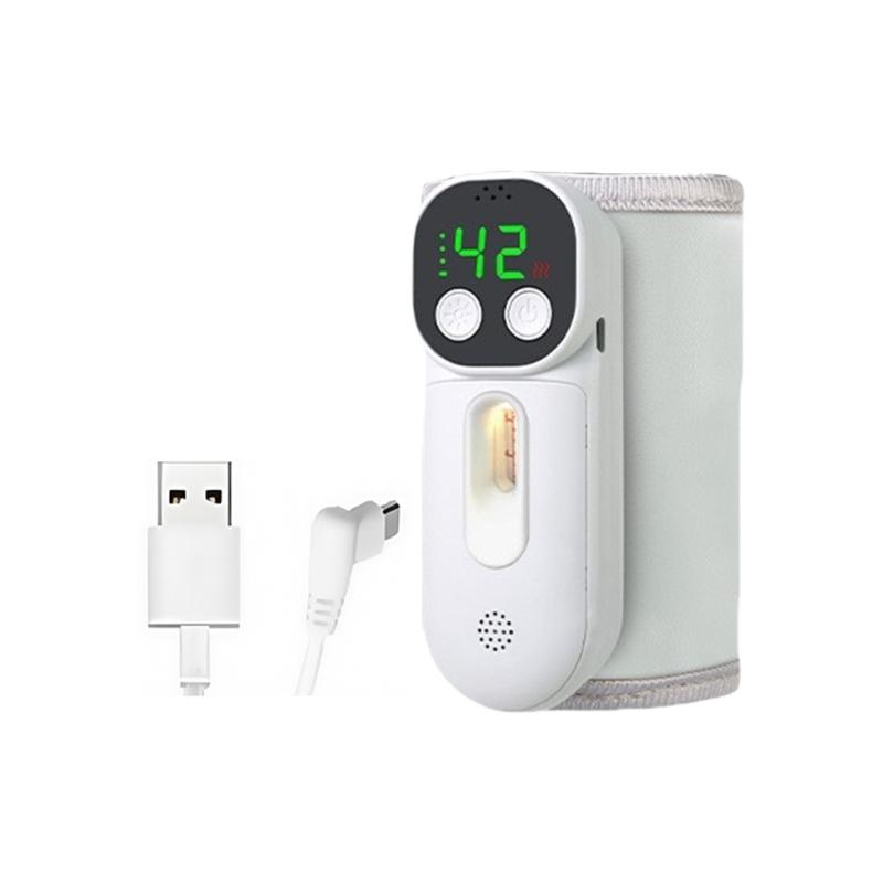 

Cordless Milk Bottle Thermal Insulator With Voice Control 18W Fast Heating ABS Fabric Safe Design