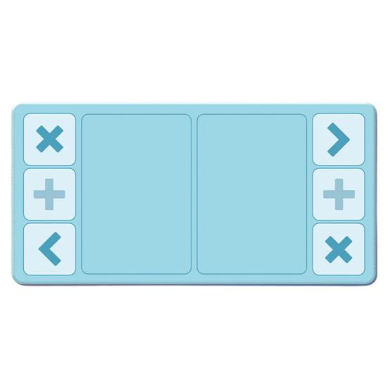 Fidget Spielmatte für Kinder Handelsbrettmatte, Rutschfeste Gummi-Tischmatte 24 x 12 Zoll Spielzeugbrett für Sammler, Geschenk Party