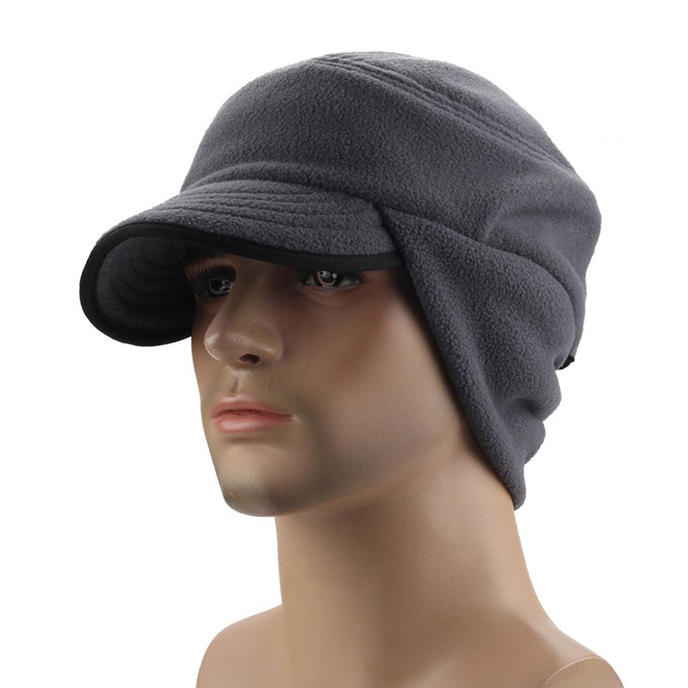 Men/Women Warm Hat Fleeced Windproof Hat Outdoor Cap for Autumn and Winter