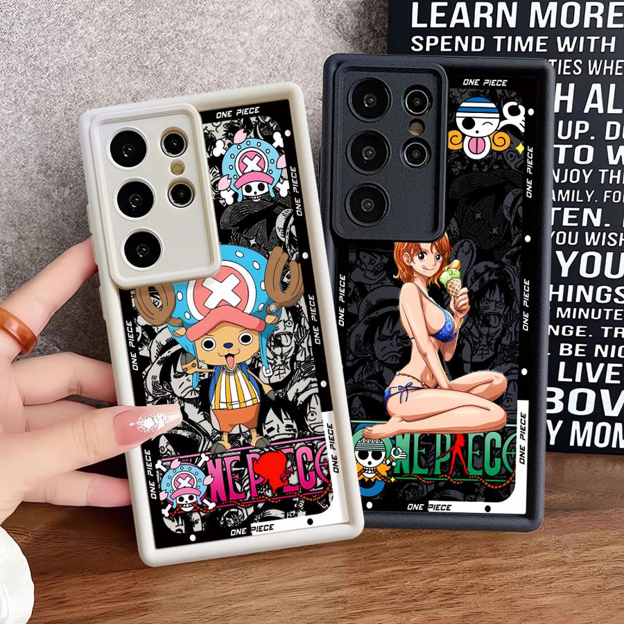 One Piece Anime Tony Tony Chopper Soft Cover Phone Case for Samsung Galaxy S21 S25 Ultra S22 S23 FE S20FE S24Ultra S24 Plus S25