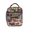 Friends TV Show Lunch Bag  Portable Insulated Lunch Box Women School Custom Cooler Bag Kawaii Waterproof Thermal Lunch Bags