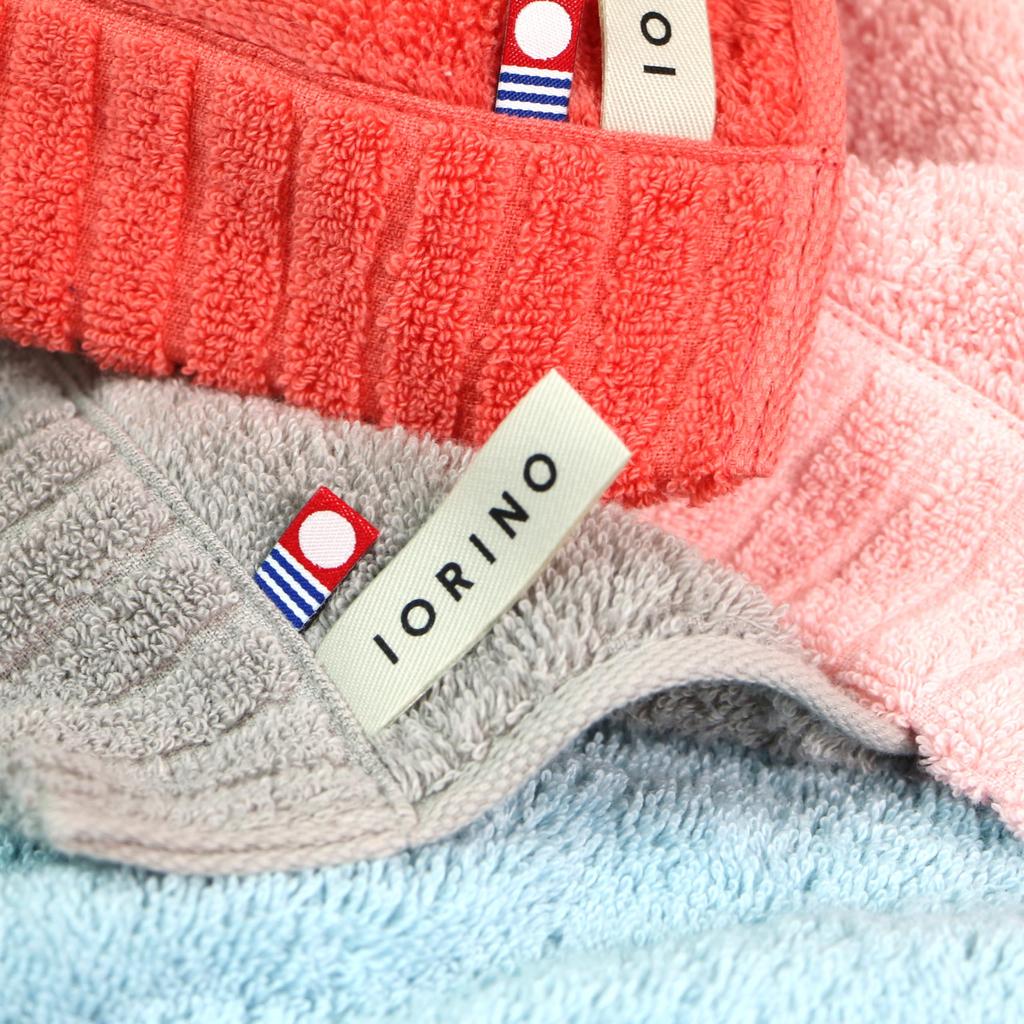 Imabari Towel Iori NEW Large Bath and Highly Absorbent "IORINO/Yokusui" Towel, Fluffy, Soft, (Gray)