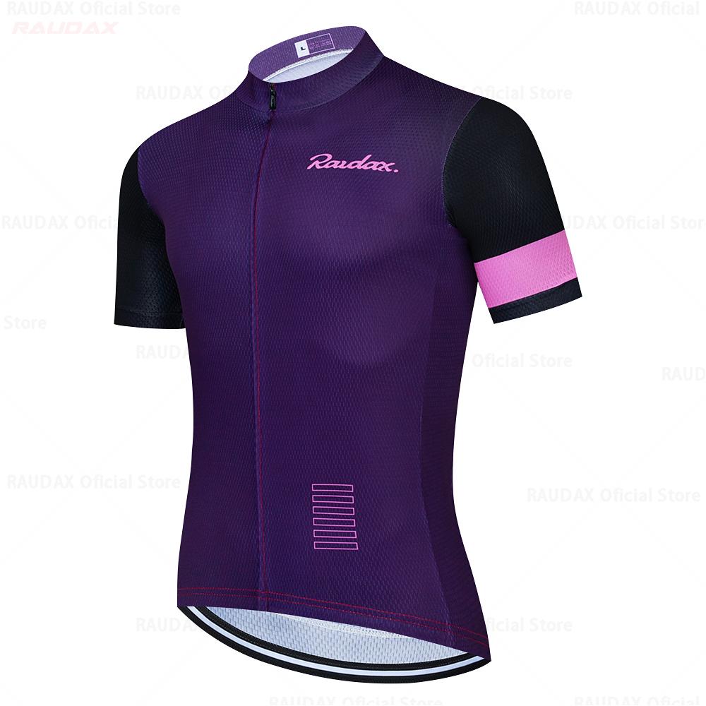 Cycling Jersey 2026 Team Raudax Cycling Clothing 19D Mountain Bike Bib Shorts MEN Bike Jersey Set Ropa Ciclismo Hombre