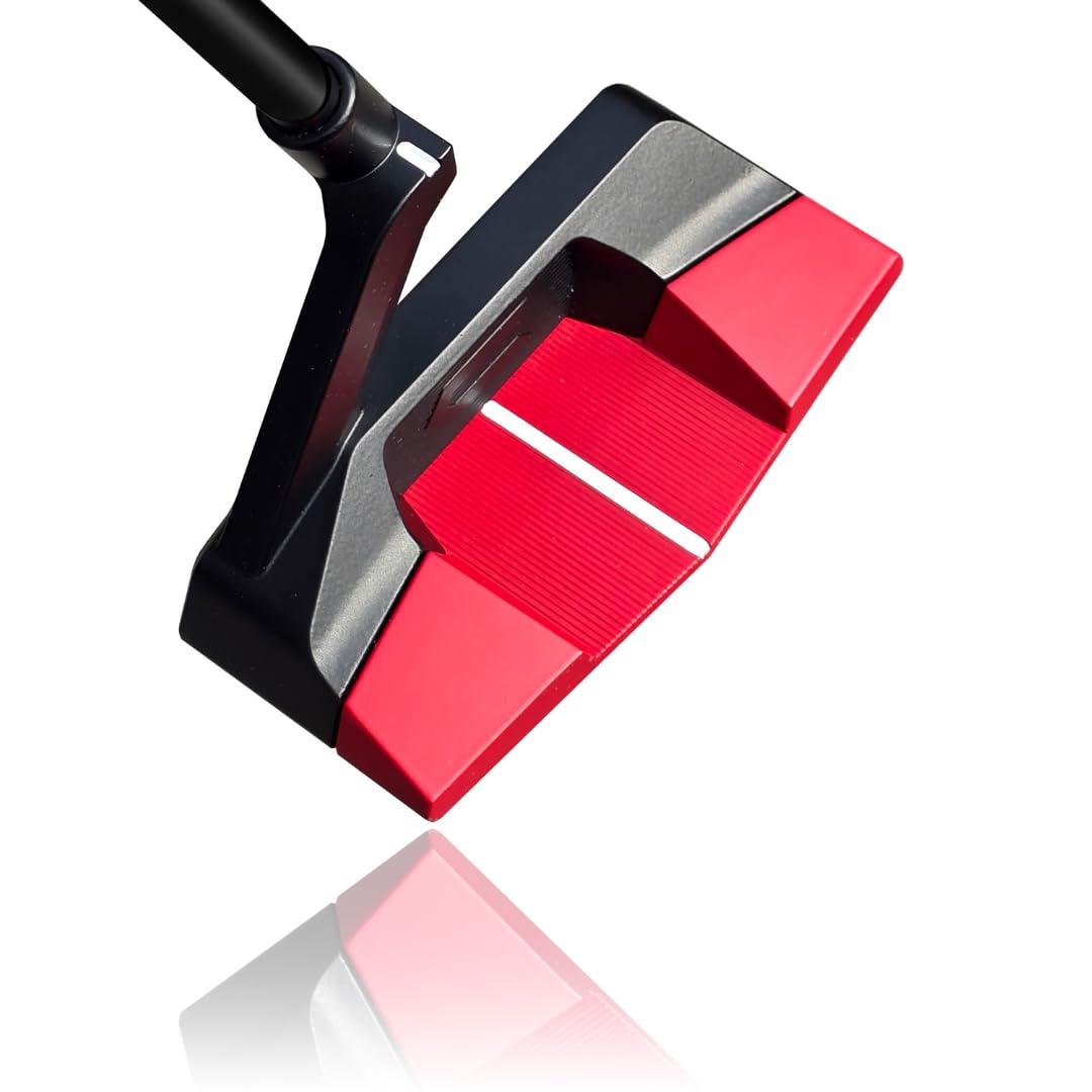 

Чехол для клюшки для гольфа CROSSPUTT Putter Клюшка для клюшки для гольфа, высоко оцененная профессионалами Доступно для мужчин и женщин Черный [Официальный] [Головка включена] (Красная этикетка)