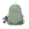 Schoolbag schoolbag female college student simple ins trendy cool large capacity backpack Korean version solid color light leisure travel backpack