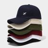 American New Aircraft Embroidery Side Baseball Cap Men's Outdoor Street Retro Hip Hat Couple Peaked Cap Women