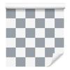 Checkerboard Wallpaper Gray and White for Living Room and Bedroom 50x1000