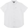 Casual Minimalist Solid Color Comfortable Button Short Sleeve Linen Shirt Men Shirts XM04352-100