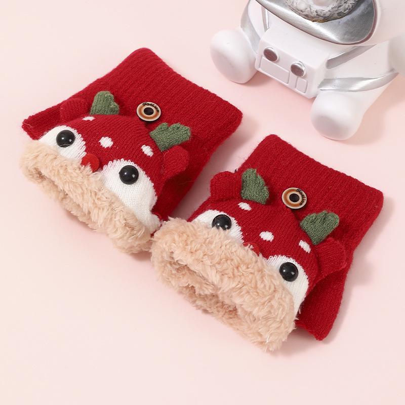 

Милые мультяшные перчатки-митенки в корейском стиле для студентов – Теплые, непродуваемые перчатки для езды и письма осенью и зимой