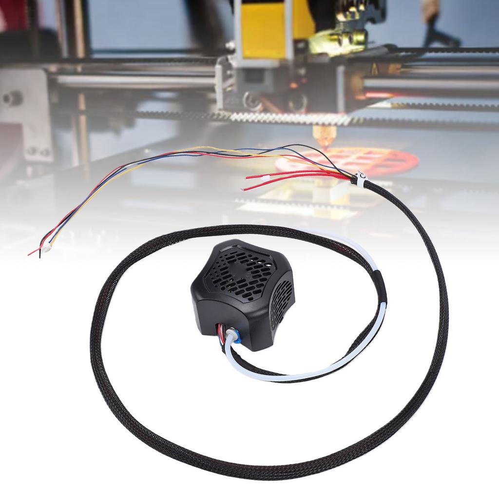 Hotend Replacement Extruder Kit Fit for Ender 3 V2 3D Printer Full Assembled Accessories with Silicone Cover Fans