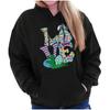 Cute Spring Easter Bunny Gnome Egg Hunt Love Womens Hooded Sweatshirts Hoodies