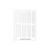 French Lace Nail Art Sticker Refill - No Curling, Multi-use, Adherent Guide Stickers for Pat-Pat Spray Painting.
