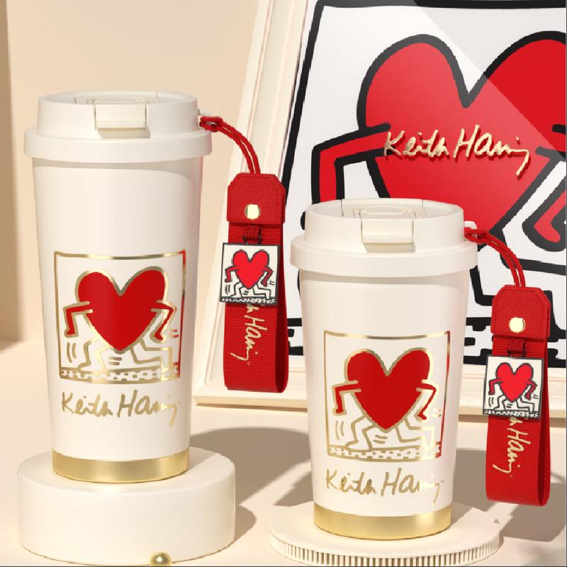 Gemi Keith Haring Series Insulated Coffee Tumbler