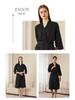 Women's Plus Size Quick-Dry Black Waffle Bathrobe with Three-Quarter Sleeves - Summer Thin