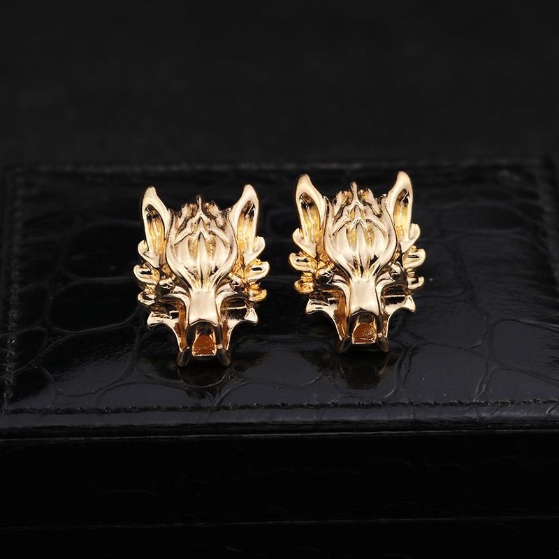 Maigendoo 2 stks Broches Pin voor Mannen Reversspeldjes Shirts Kraag Ketting Edelsteen Kroon Kruis Lagen Kwastje Ketting Pak Kraag Shirt Studs Revers Stok Metalen Kristallen Ketting Sieraden Unisex