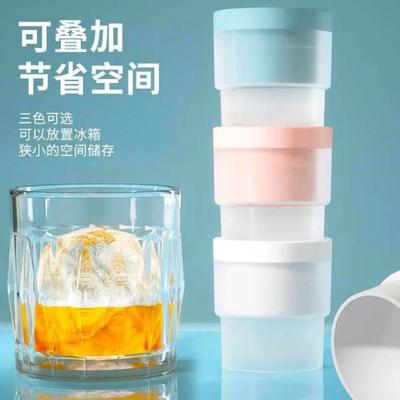3PCS Ice Hockey Mold Silicone Cocktail Whiskey Ice Cube Mold Easy To Release Hockey Making Mold Storage Ice Cube Kitchen Tools