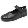 Soft-soled Shoes Sandals Flat-soled Elderly Women's Hole Shoes Single Shoes Elderly Non-slip Comfortable Women's Shoes Summer