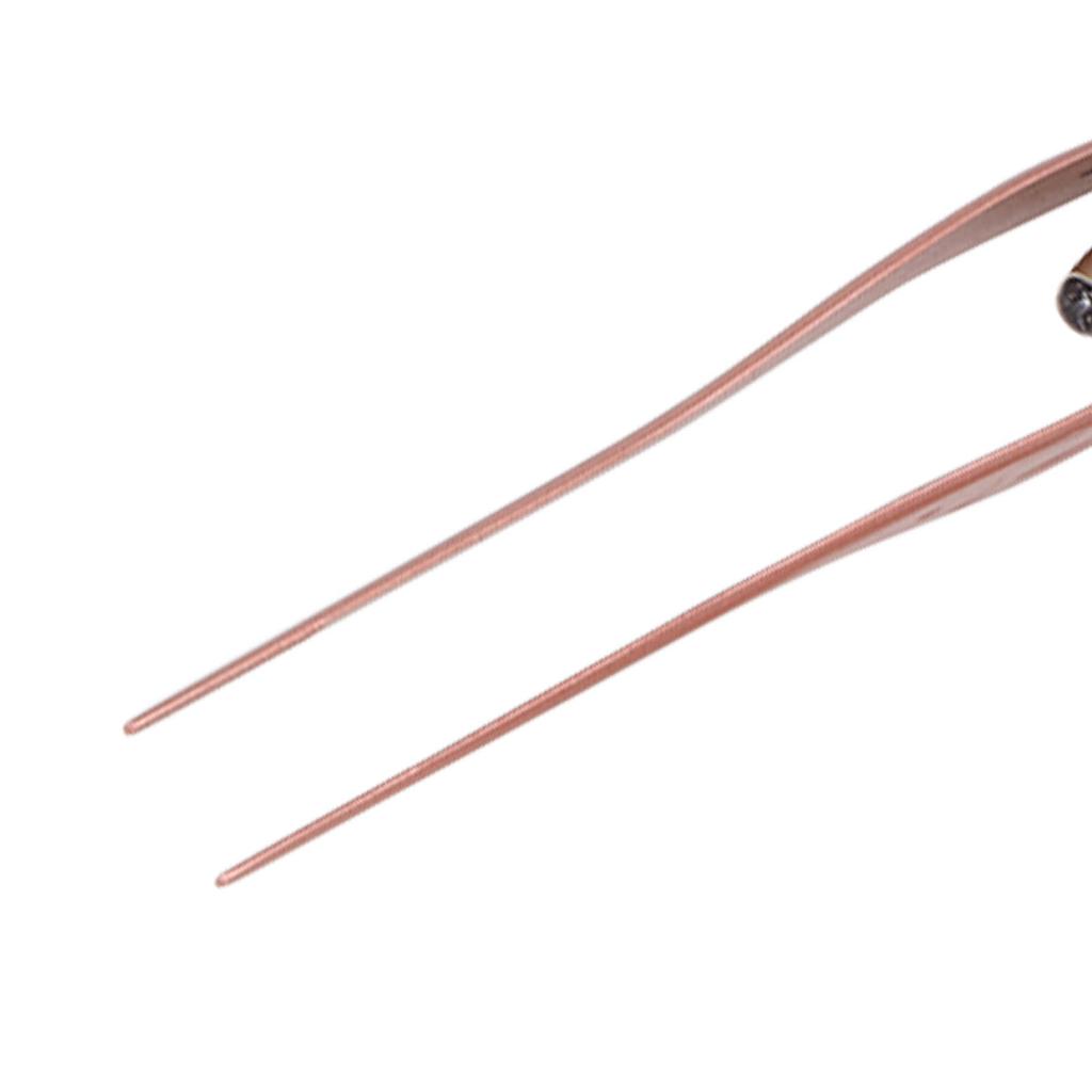 Light Ear Spoon Full Polishing Visible Ear Wax Removal with Light for Ear Cleaning Tool Rose Gold