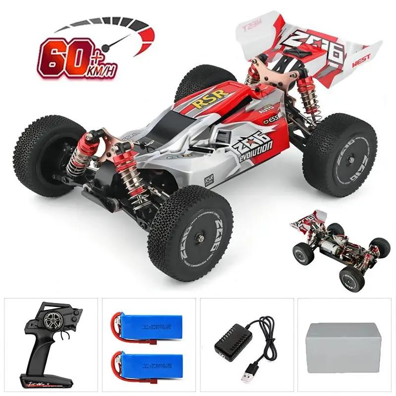WLtoys 144010 75KM/H 2.4G RC Car Brushless 4WD Electric High Speed Off-Road Remote Control Drift Toys for Children Racing
