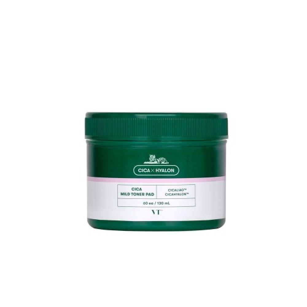 Vt Cosmetics Vt Cica Мягкие тонизирующие диски Cica Mild Toner Pad