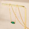 Elegant Women's Single Diamond Niche Pendant Necklace - Fashionable Ins Style, Luxury Clavicle Chain Choker