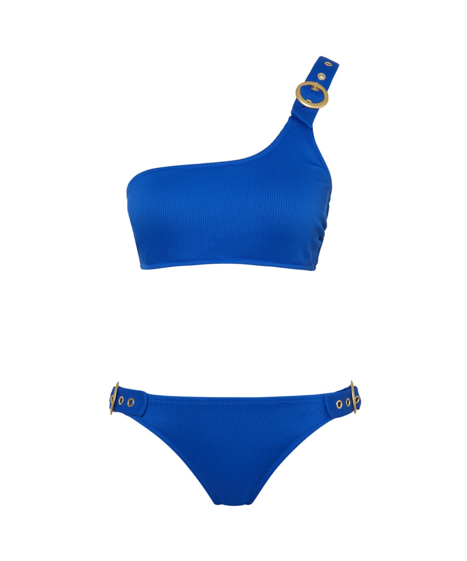 

One Shoulder Accessorized Bikini Set Slr431