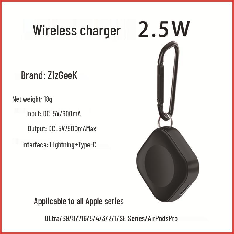 5W Magnetic Wireless Charger for Apple Watch S9/S8/S7/S3/4/SE