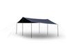 LALPHA Colony TC Black Polycotton Rectangular Tarp, 440cm X 390cm, Light Blocking, Heat Insulating, Flame Retardant, Black, Camping Tarp, TP-500BK