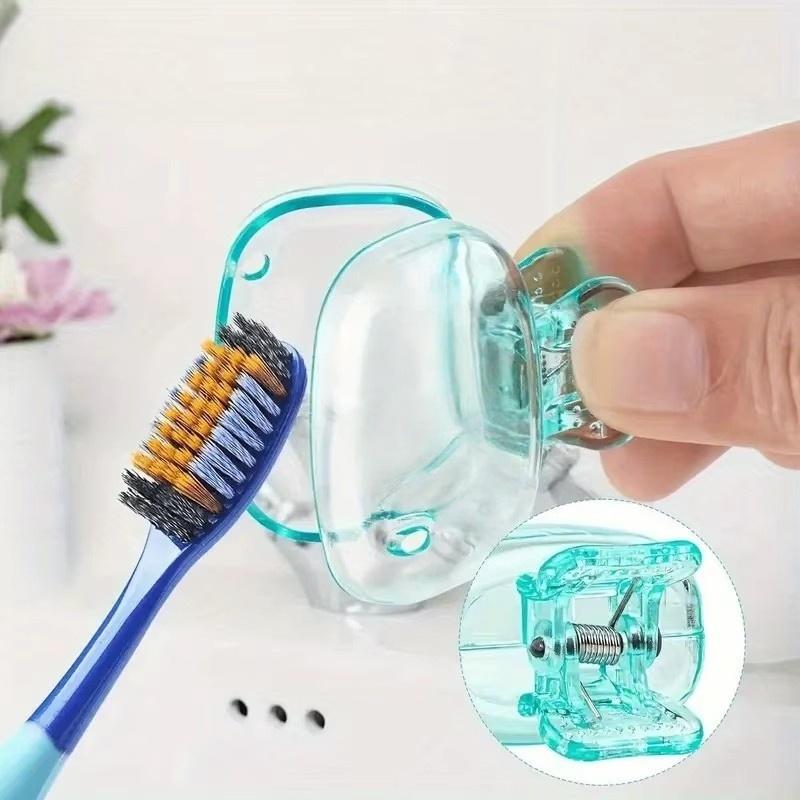 Snap-on Toothbrush Head Cover for Manual and Powered Toothbrush - Multiple Colors Tooth Brush Storage Head Cover Cap