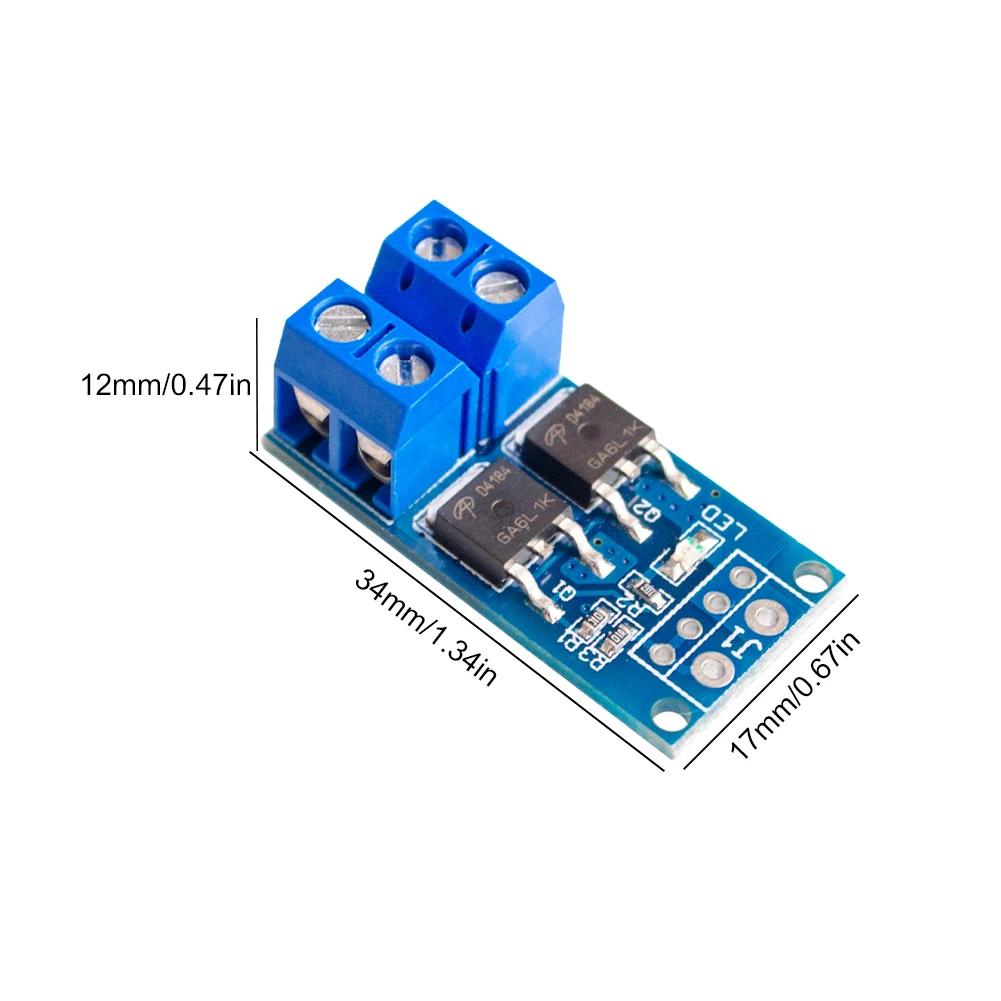 1-10Pcs 5V-36V 15A Max 30A 400W High-Power MOSFET Trigger Switch Drive PWM Regulator Adjustment Motor Speed Control Board Module
