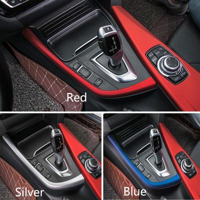 Car Inner Center Console Gear Shift Box Sequins Cover Trim Strips Sticker Covers For BMW 3 4 Series 3GT F30 F31 F32 F33 F34 F36