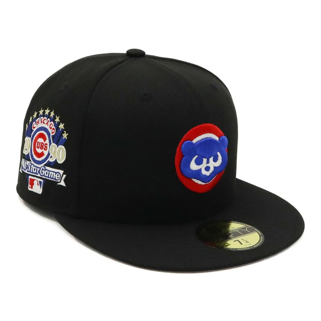 New Era 59FIFTY Cap MLB Chicago CUB Side Patch Under Exclusive To and Side Flat Summer Sun UV Stylish Various Styles (14562010, NER35C7098), Cubs,