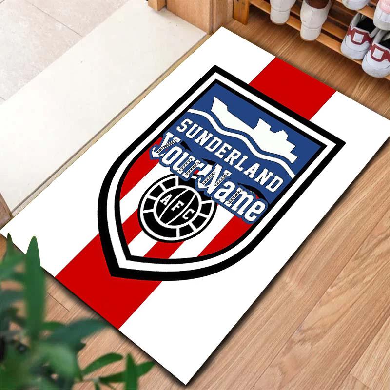 Sunderland futbolo klubo individualaus pavadinimo kilimas svetainei, miegamajam, namų sofos dekoravimui, vaikų žaidimų neslystanti grindų danga