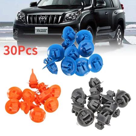 30 pezzi di rivestimento della porta anteriore modanatura del corpo pannello di riparazione kit clip 75392-60031 per Toyota Prado 120 4Runner /FJ Cruiser Highlander RAV4
