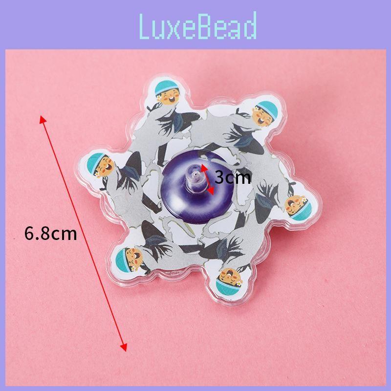 Kids Toy Cartoon Figure Pattern Gyroscope For Childrens Day Gift School Activity