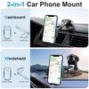 ML-200 Extendable Arm Phone Holder 360 Degree Rotation Suction Cup Mount Bracket for Car Dashboard/Windshield