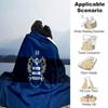 Queens Rangers Fußball Flanelldecke, Weiches Polyester, Modernes Design, Ganzjahres für Camping, Reisen, Geschenke für Feiertage oder Geburtstage