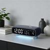 LED Digitaler Wecker Sprachsteuerung Temperatur Datum Wochentag Anzeige Timer Helligkeitseinstellung Elektronische Tischuhr Mit Umgebungslicht 12/24H