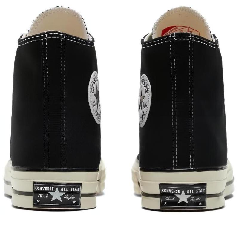 Converse Chuck 70 Classic Lightweight Comfortable Durable High-Top Canvas Shoes Unisex Vintage Black 162050C